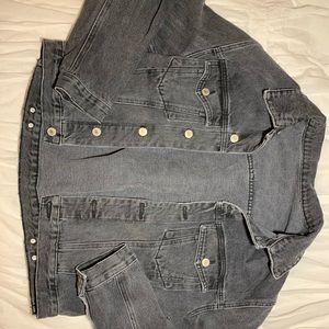 Black topshop jean jacket